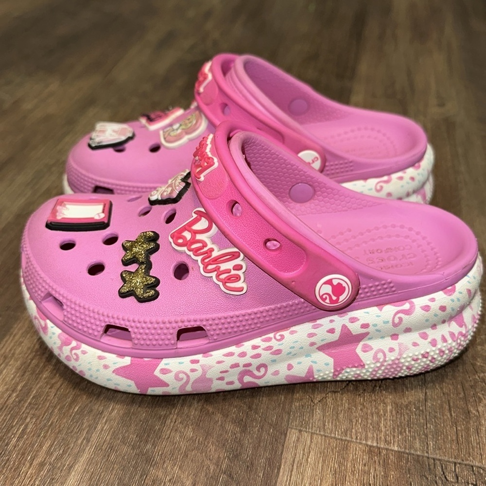 Little Girl Barbie Crocs‎ C13 - Picture 4 of 7